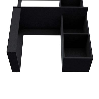 Carroll Computer Desk with Hutch and Storage Shelves