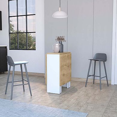 Kailua Folding Dining Table, Space-Saving, Foldable in 3 Forms