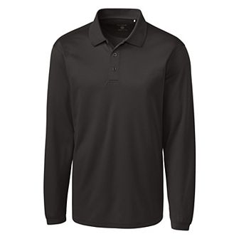 Clique Ice Pique Mens Long Sleeve Tech Polo