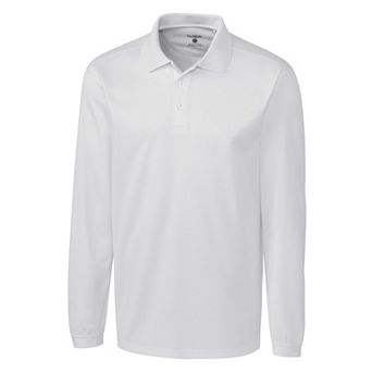 Clique Ice Pique Mens Long Sleeve Tech Polo