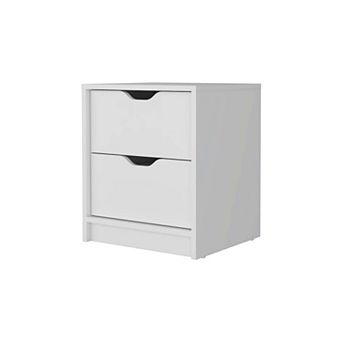 Dillon 2 Drawers Nightstand, Bedside Table with Storage