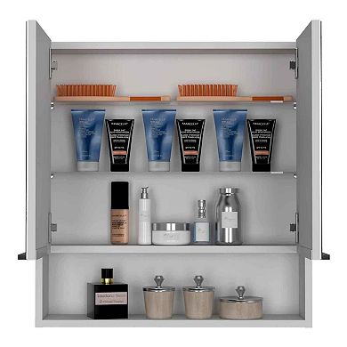Ozark 24" Medicine Cabinet With Mirror, One Shelf