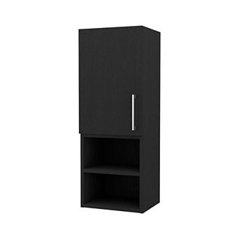 Praia Medicine Cabinet, Four Shelves Single Door Cabinet, Metal Handle