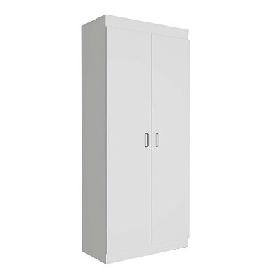 Albany,Double Door Pantry Cabinet, Five Shelves