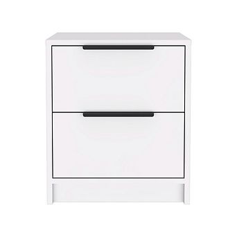 Washington Nightstand, Two Large Drawers