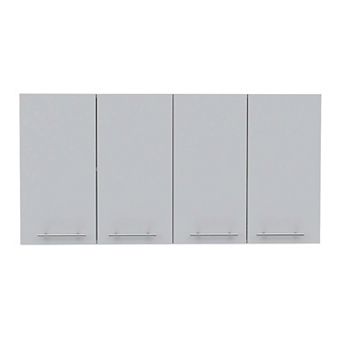 Sitka Wall Cabinet, Two Spacious Divisions, Four Doors