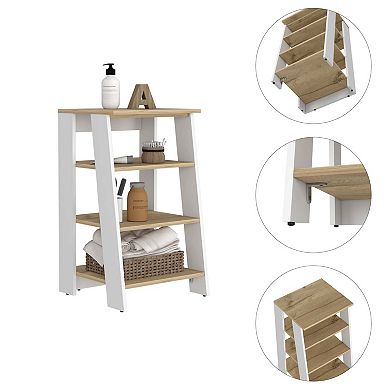 Phoenix Linen Cabinet, Four Shelves