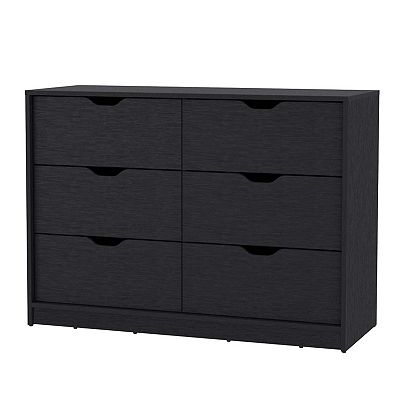 350 dress up kit black Modern 3 Drawer Dresser Black – Salvage & Co Indy main image 1