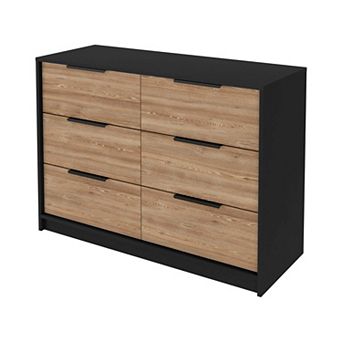 Marion Slide And Pull Dresser, Four Drawers