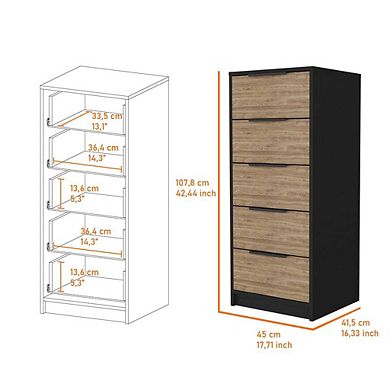 Washington Five Drawer Dresser
