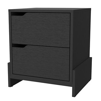 Lovell Nightstand with Sturdy Base and 2-Drawers
