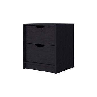 Dillon 2 Drawers Nightstand, Bedside Table with Storage