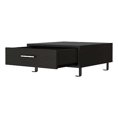 Myers Coffee Table, Four Legs, One Drawer