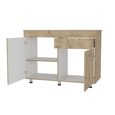 Saturn Utility Base Cabinet, Double Door, One Drawer