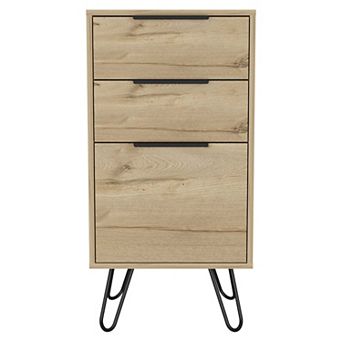 London Dresser, Three Drawers, Superior Top, Hairpin Legs