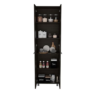 Pensacola, Double Door Pantry cabinet, Five Interior Shelves