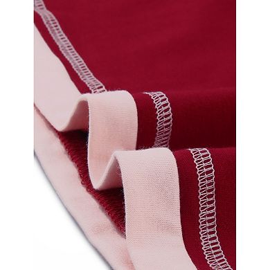 Women's 3/4 Sleeve V Neck Full Length Sleep Nightdress With Pockets