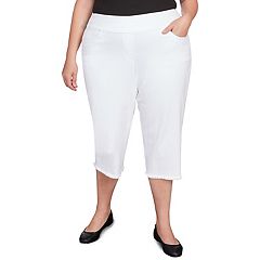 Alfred Dunner Womens Plus-Size Allure Clam Digger Capri, Iris, 16 Plus :  : Clothing, Shoes & Accessories