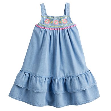 Baby & Toddler Girl Jumping Beans® Dropped Waist Tank Dress