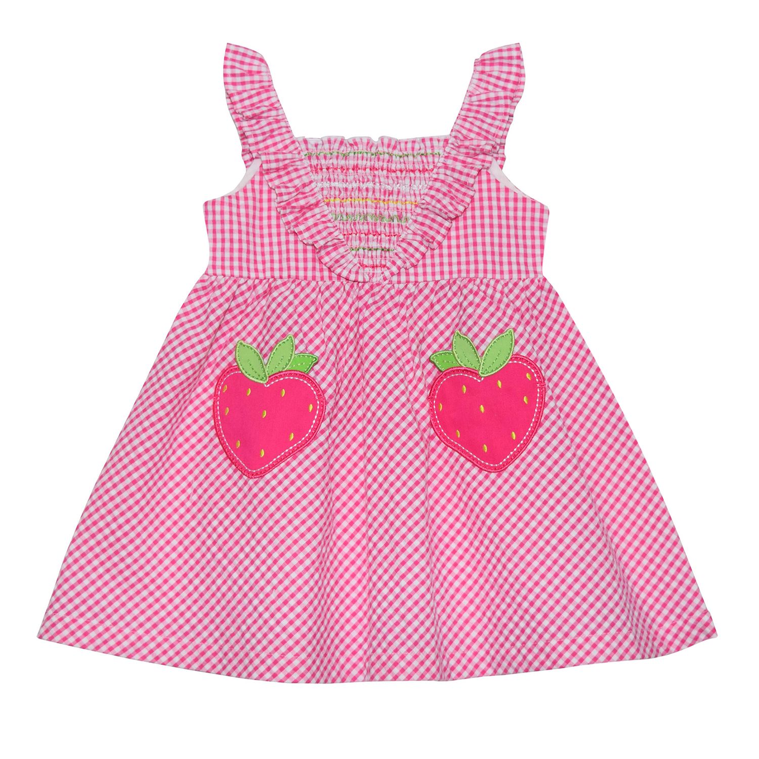 Kids Girls Summer Skirt Toddler Baby Girls Cute Strawberry Print Sleeveless Dress Outfits (Red, 5-6 Years