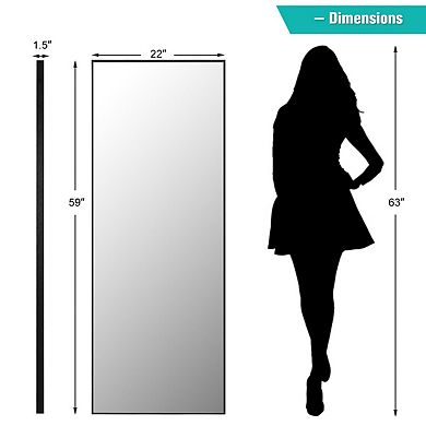 59''Full Length Mirror Large Rectangle Bedroom Mirror