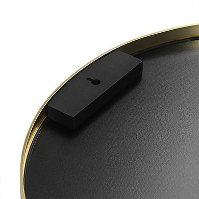 Round Wall Mirror, Decorative Circle Mirror, Metal Frame