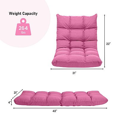 14-position Adjustable Folding Lazy Sofa