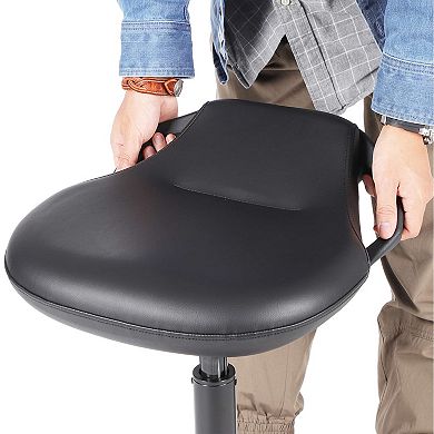 Standing Desk Chair, Swivel Ergonomic Standing Stool, Adjustable Height 23.6-33.3 Inches