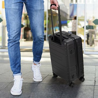 Expandable Luggage Hardside Suitcase with Spinner Wheel and TSA Lock