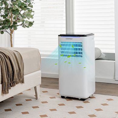 3-in-1 Portable Air Conditioner with Fan and Dehumidifier Mode-8000 BTU