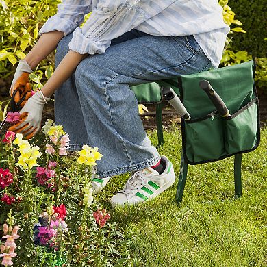 Seina Folding Garden Kneeler Bench