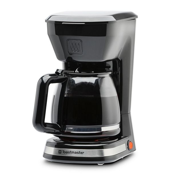 Proctor-Silex Compact Coffee Maker, 12 Cup, Black