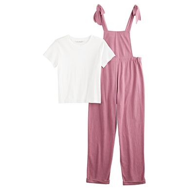 Girls Vanilla Star 2-pc. Tee and Utility Jumper Set