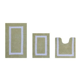 Better Trends Hotel Collection 3 pc Bath Rug Set