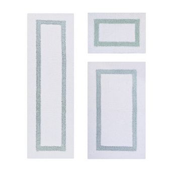 Better Trends Hotel Collection Large Border 3 pc Bath Rug Set