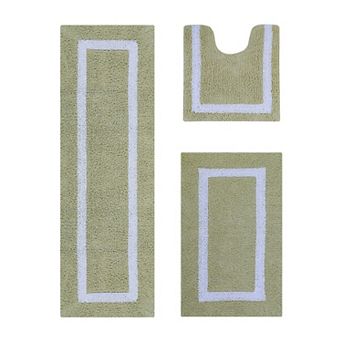 Better Trends Hotel Collection Large 3 pc Bath Rug Set