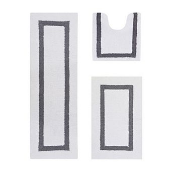 Better Trends Hotel Collection Large 3 pc Bath Rug Set