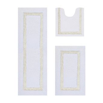 Better Trends Hotel Collection Large 3 pc Bath Rug Set