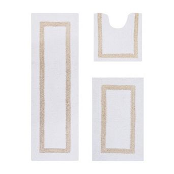 Better Trends Hotel Collection Large 3 pc Bath Rug Set