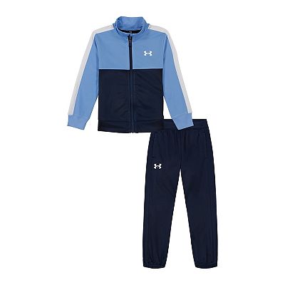 Toddler Boys Under Armour 2 Piece Colorblock Track Jacket Joggers Set