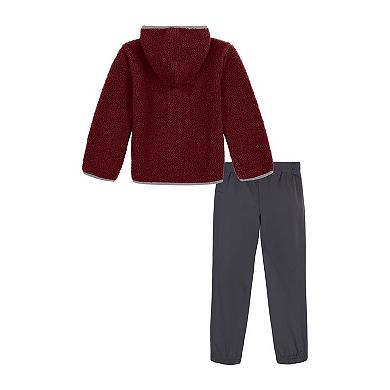 Toddler Boys Under Armour 2-Piece Sherpa Zip-Up Hoodie & Fleece Joggers