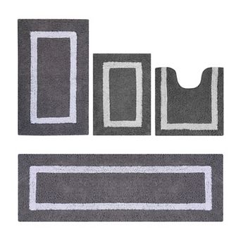 Better Trends Hotel Collection Large 4 pc Bath Rug Set