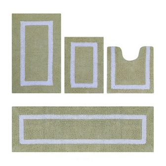Better Trends Hotel Collection Large 4 pc Bath Rug Set