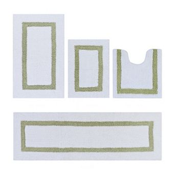 Better Trends Hotel Collection Large 4 pc Bath Rug Set