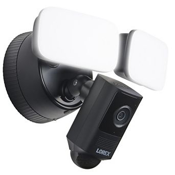 Lorex 2K Floodlight Camera Black (Wired)