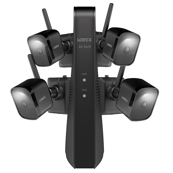 Lorex 4K 1TB NVR System With Battery Security Cameras