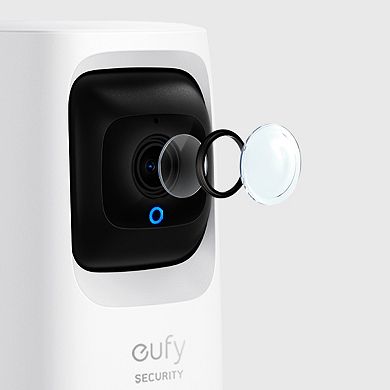 Eufy Security - Indoor Cam Mini 2k HD Wi-Fi Pan & Tilt Security Cam - White