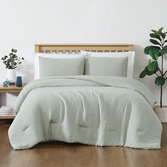 Truly Soft Cozy Faux Gauze Comforter Set