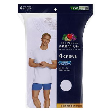 Men's Fruit of the Loom® 4-Pack Premium Cotton Undershirt Set