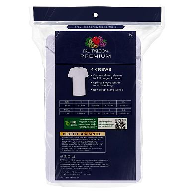 Men's Fruit of the Loom® 4-Pack Premium Cotton Undershirts